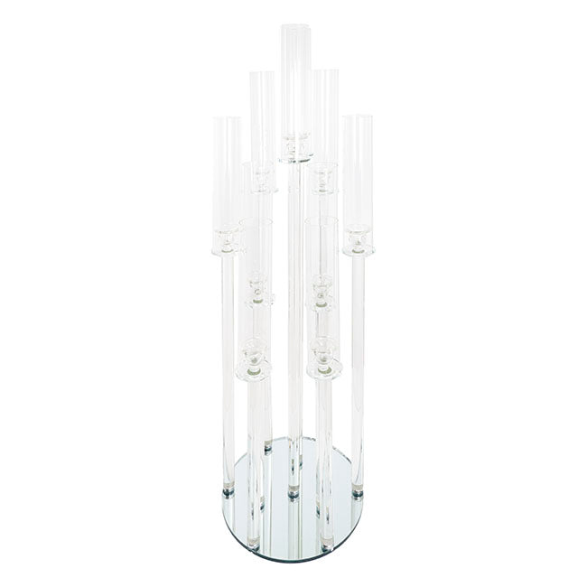 Glass 10 Taper Candle Holder