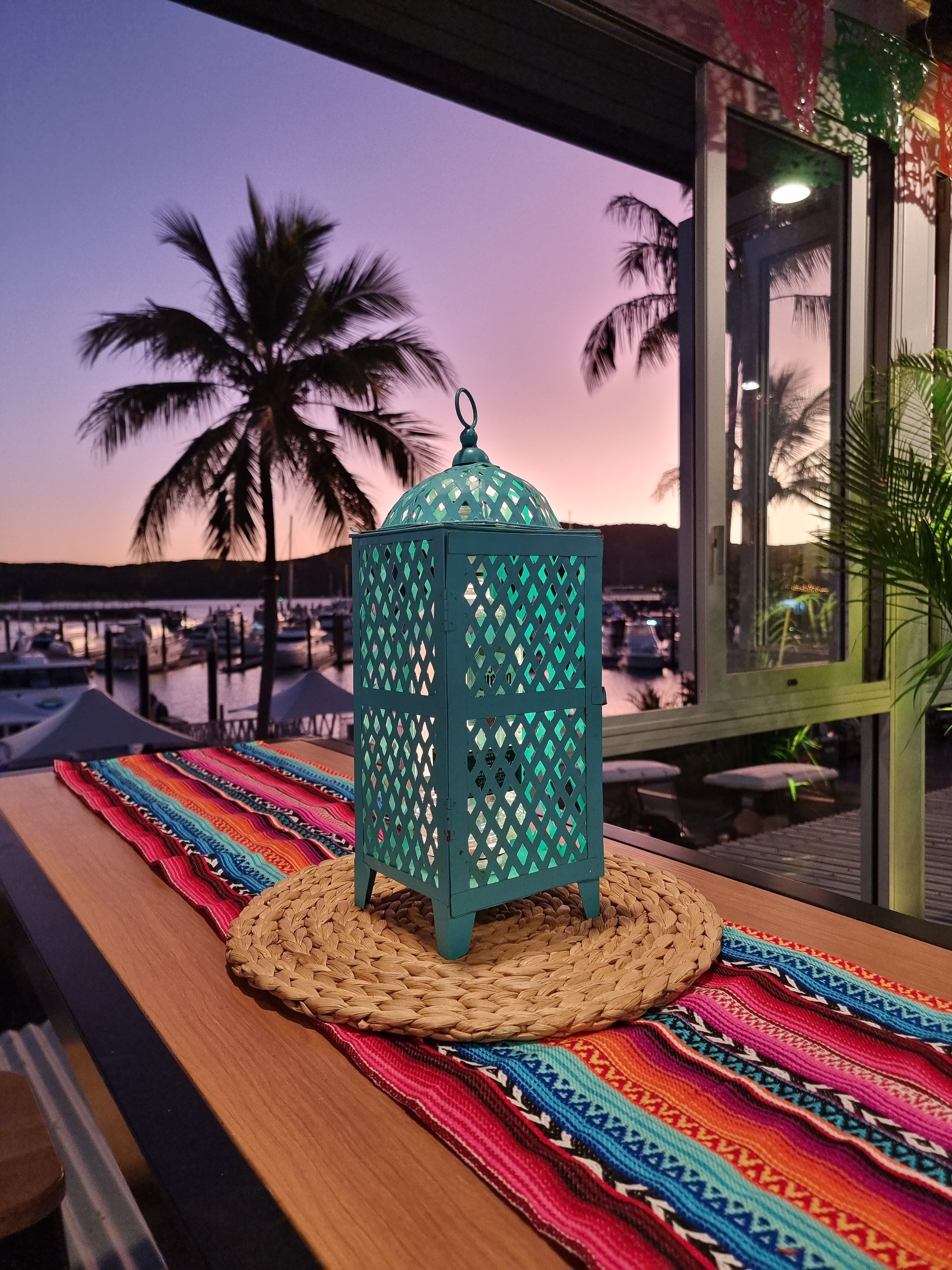 Blue Moroccan Lantern
