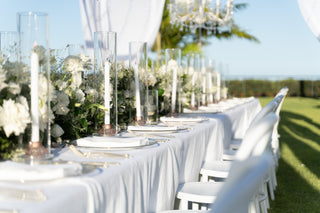 Champagne Aida Vintage Taper & Tealight Candle Holder