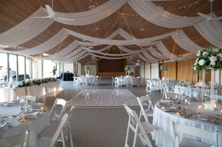 Beach Pavilion 120m Fairy Lights and Chiffon