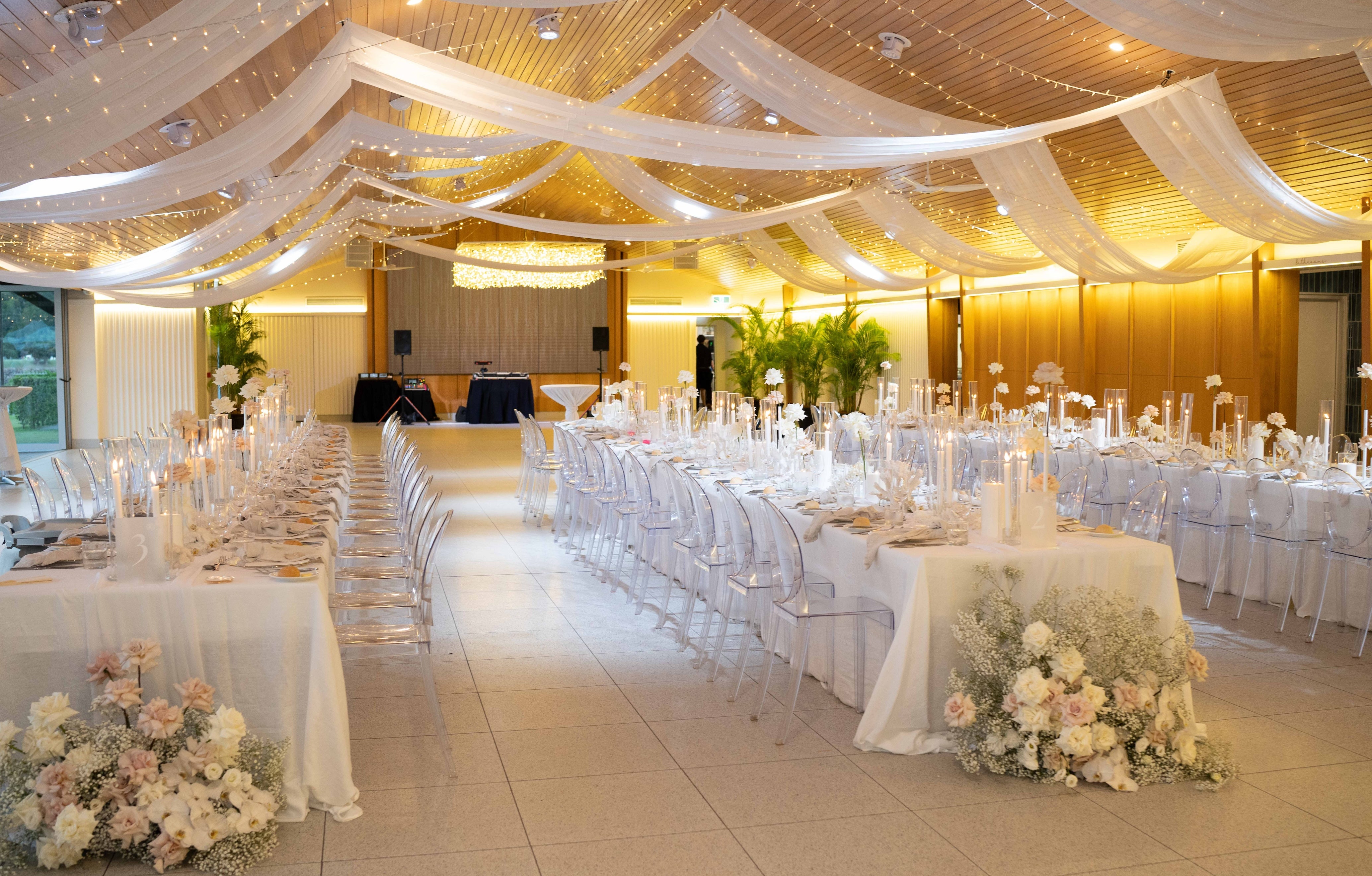 Beach Pavilion 300m Fairy Lights and Chiffon