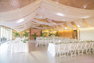 Beach Pavilion 300m Fairy Lights and Chiffon