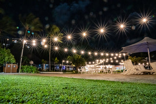 Main Pool 120m Festoon Lighting