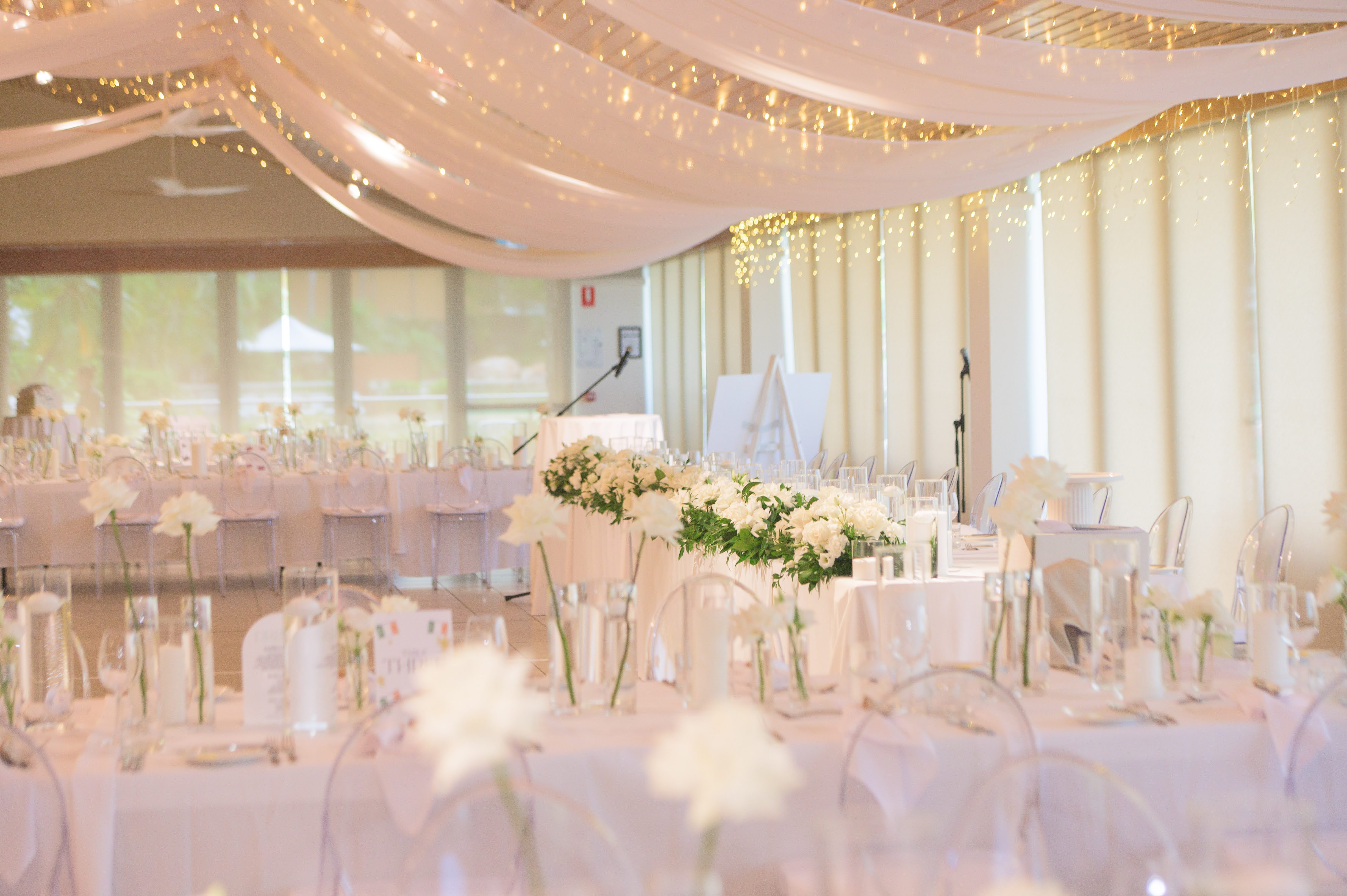 Beach Pavilion 500m Fairy Light & Chiffon Package
