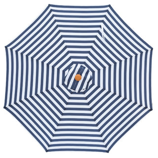 Navy & White Striped Umbrella