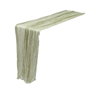 Sage Cheesecloth Table Runner