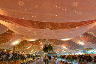 Beach Pavilion 500m Fairy Light & Chiffon Package