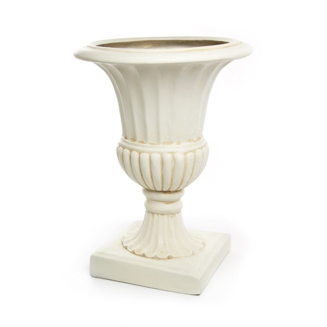 White Flute Urn