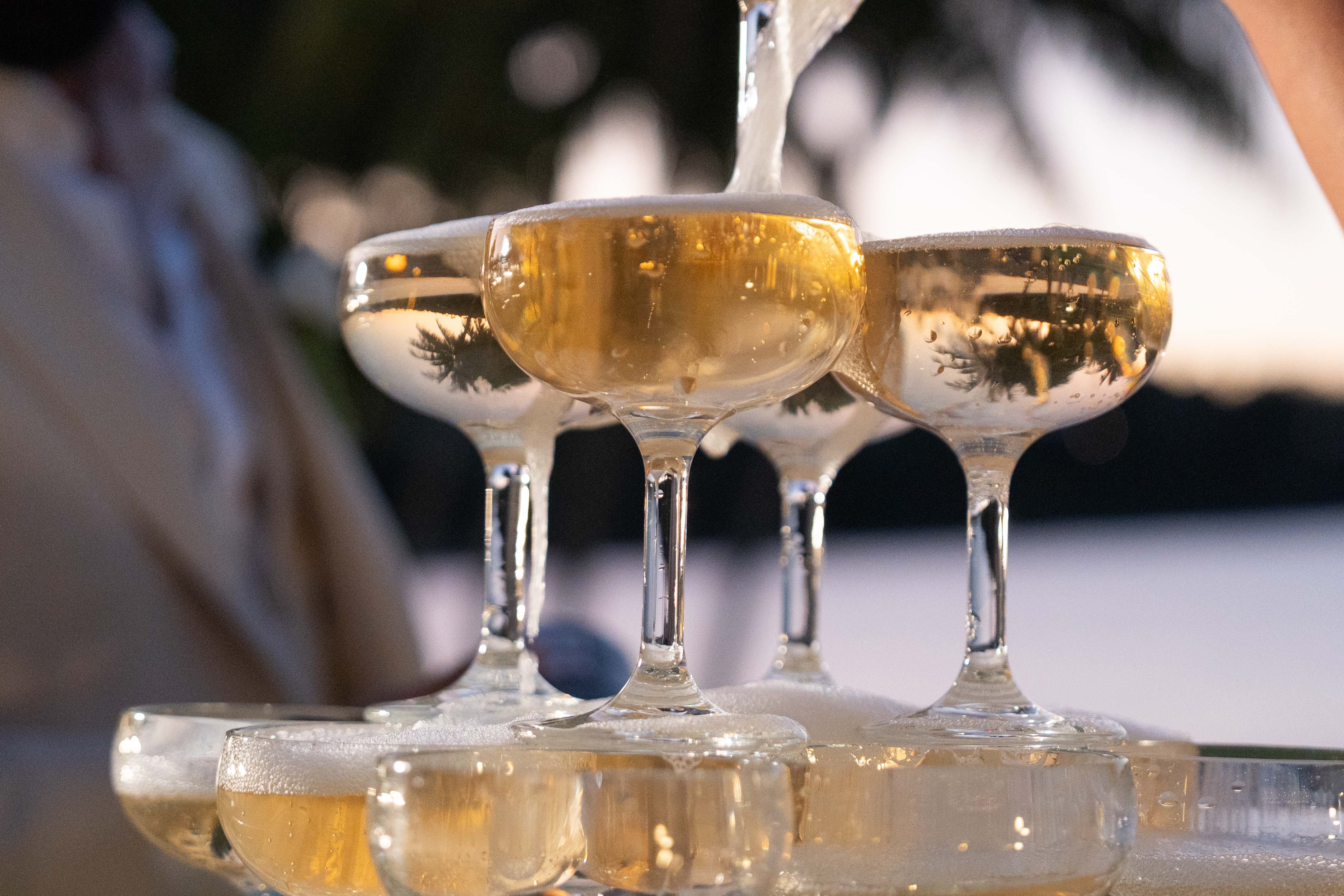Champagne Tower