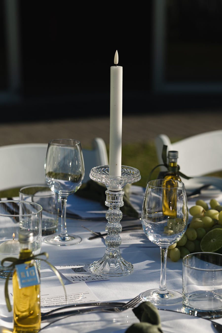 Celestia Glass Candle Holder