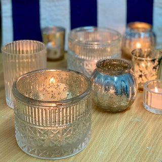 Clear Vino Tealight Holder