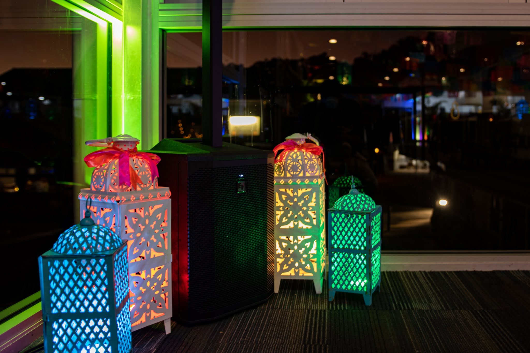 Large White Moroccan Lantern