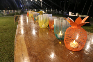 Coloured Wire Tealight Holder