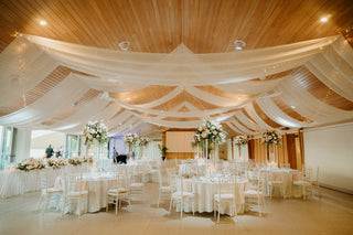 Beach Pavilion 120m Fairy Lights and Chiffon