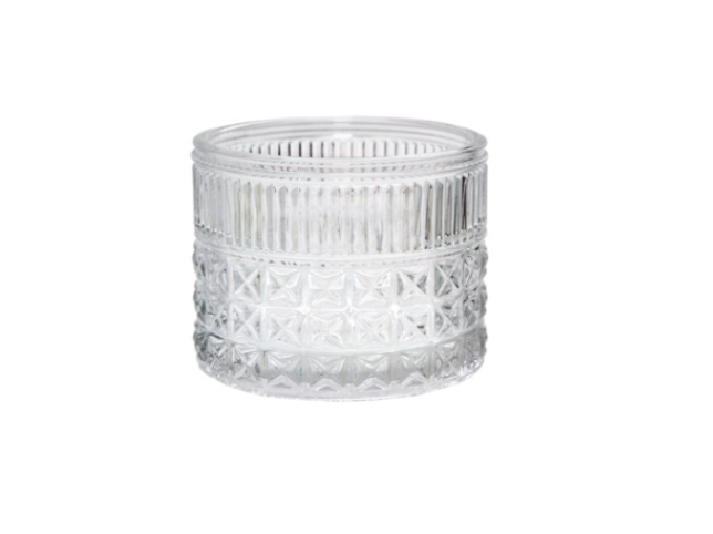 Clear Vino Tealight Holder