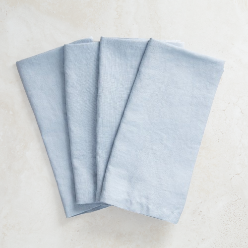 Light Blue French Linen Napkin