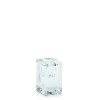 Glass Square Taper Candle Holder