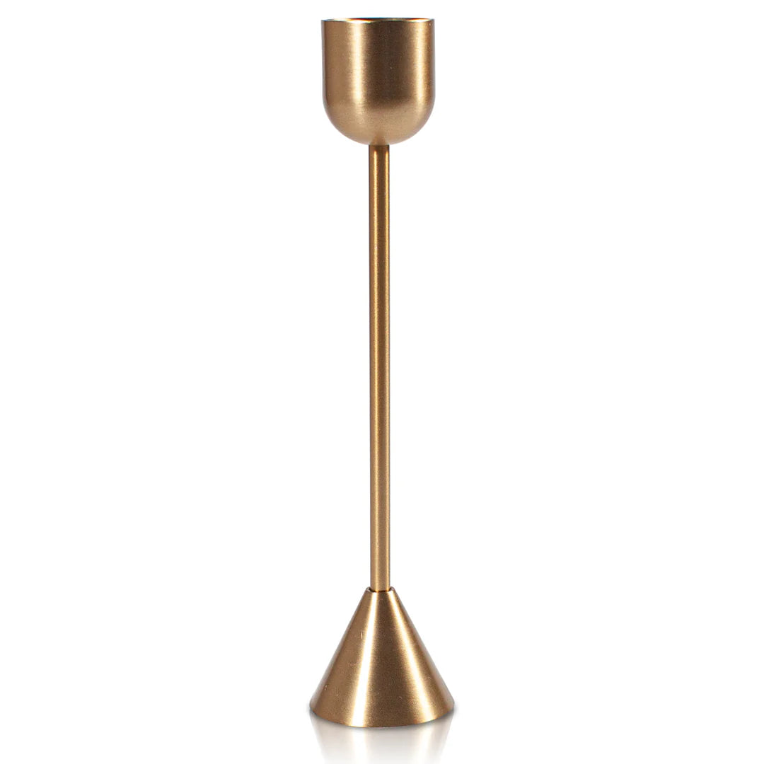 Gold Tall Taper Candle Holders