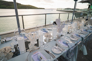 Light Blue French Linen Table Cloth