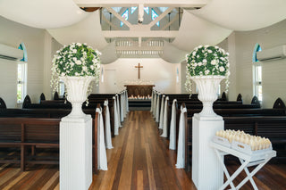 Ceremony Ripple Plinth Matte White