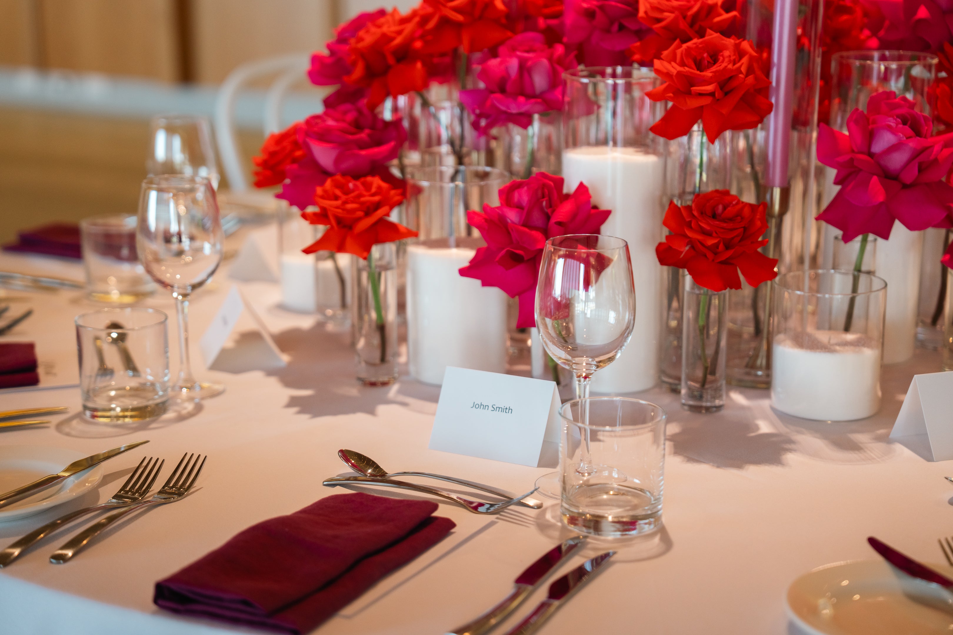 Maroon French Linen Napkin