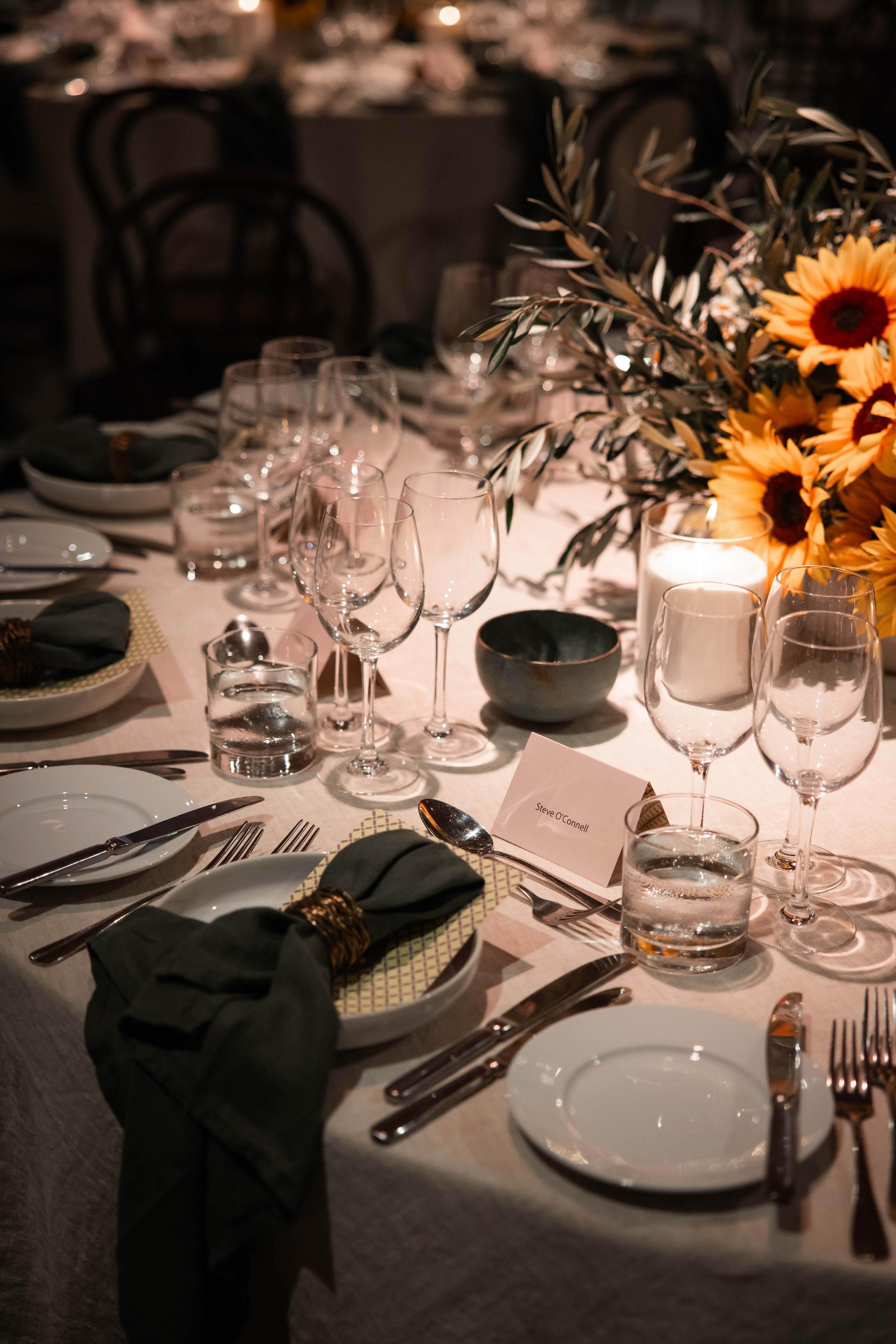 Olive Green French Linen Napkin