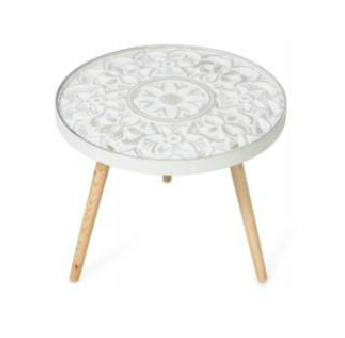 Decorative White Side Table