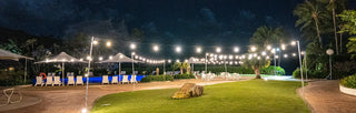 Resort Pool 120m Festoon Lighting