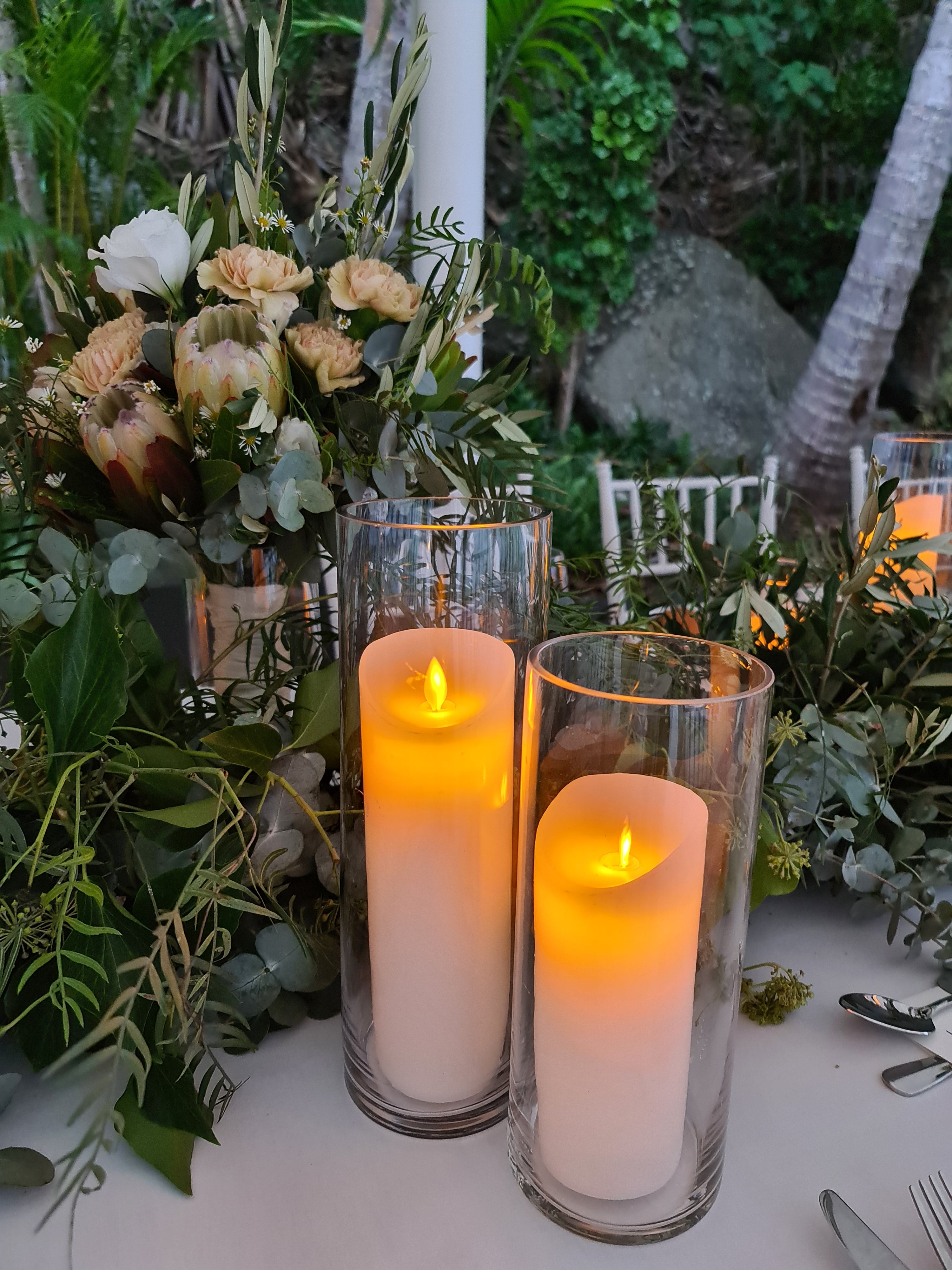 Various Sized LED Pillar Candles