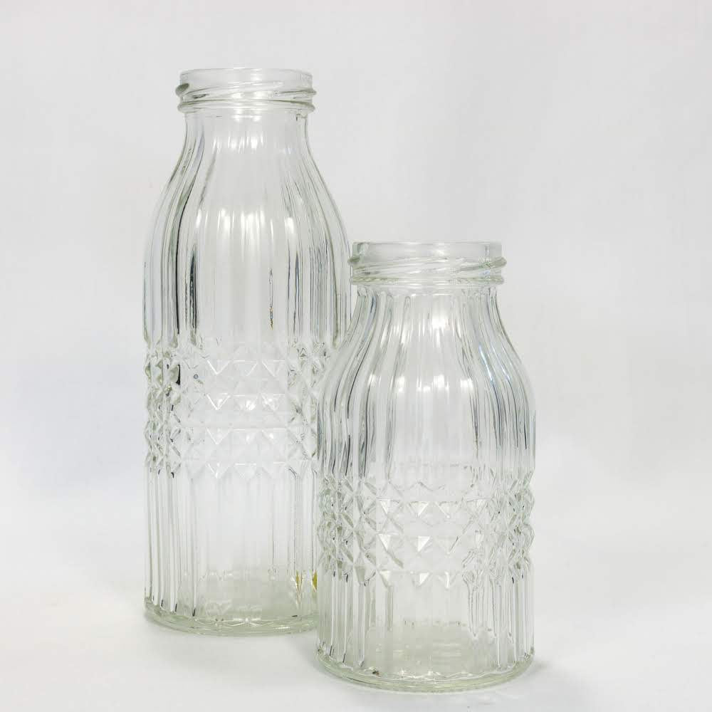 Clear Glass Carolina Crystal Bottle