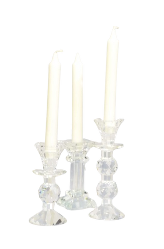 Crystal Taper Candle Holders