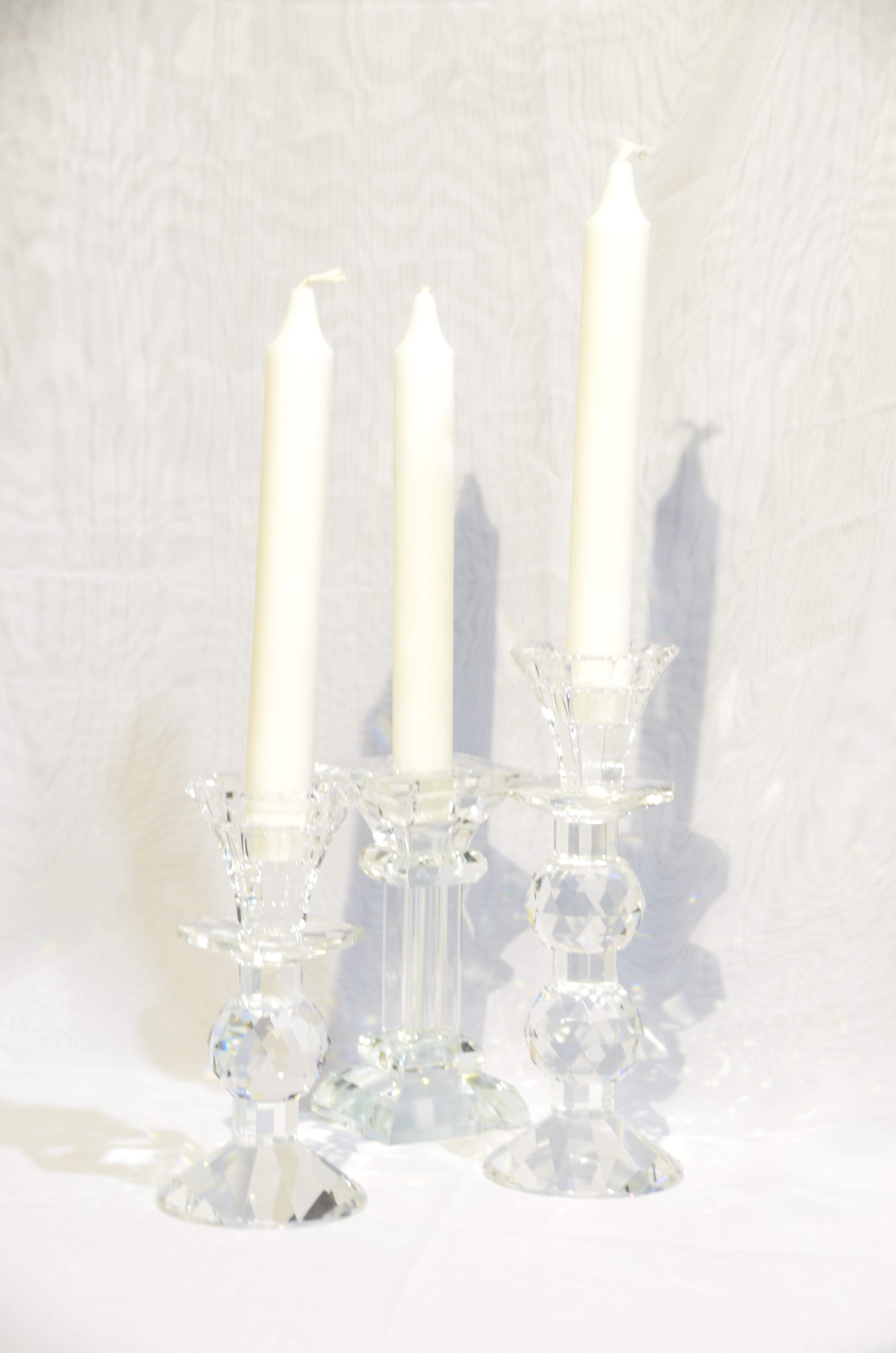 Crystal Taper Candle Holders