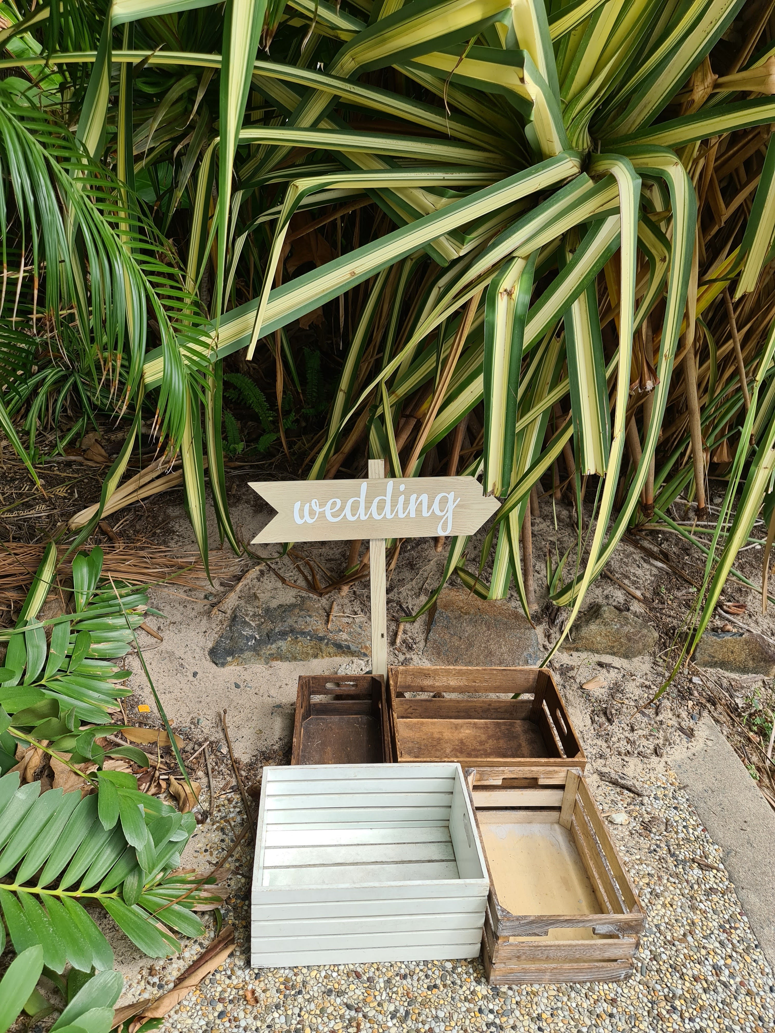 Wedding Arrow Sign