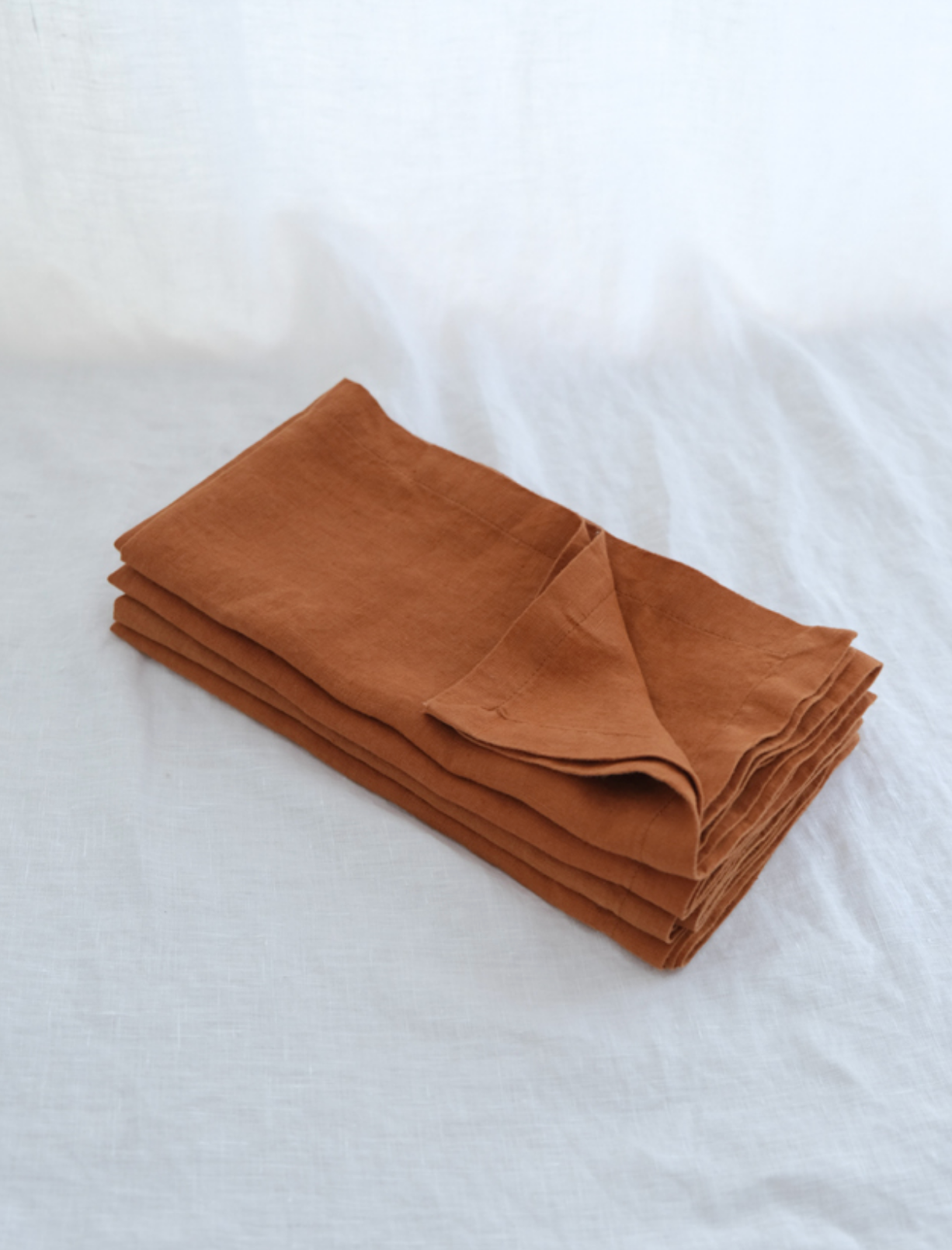 Rust French Linen Napkin