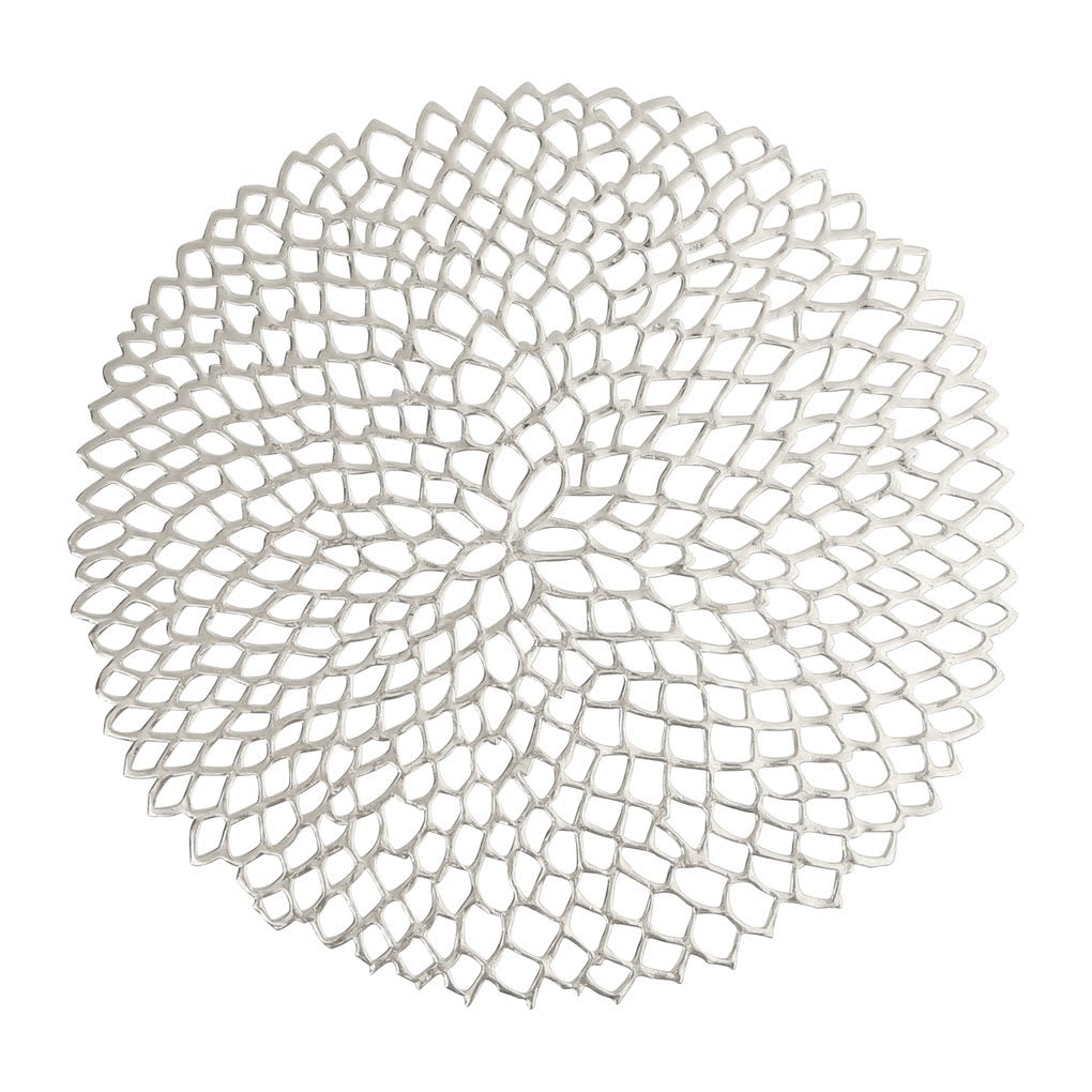 Dahlia Silver Placemat