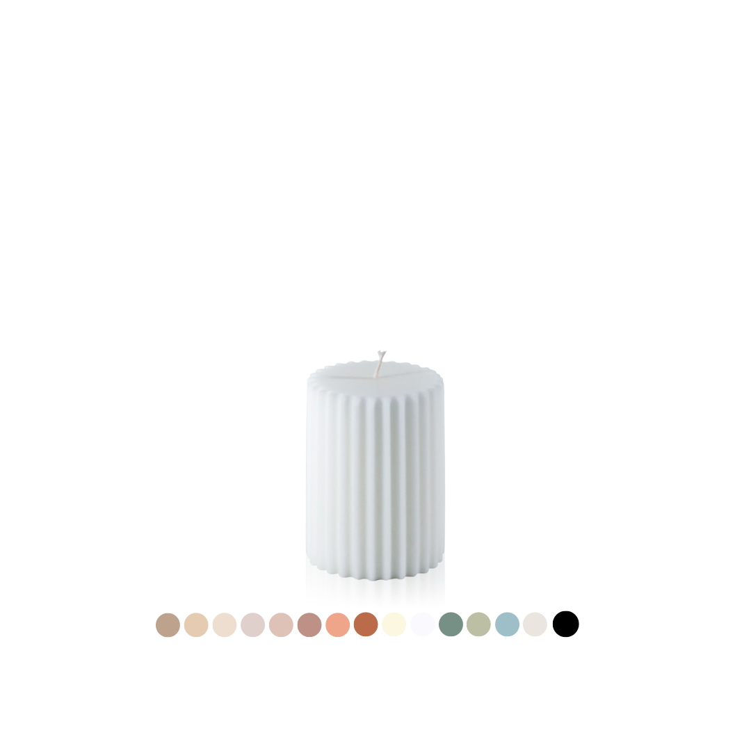 Fluted Pillar Candles