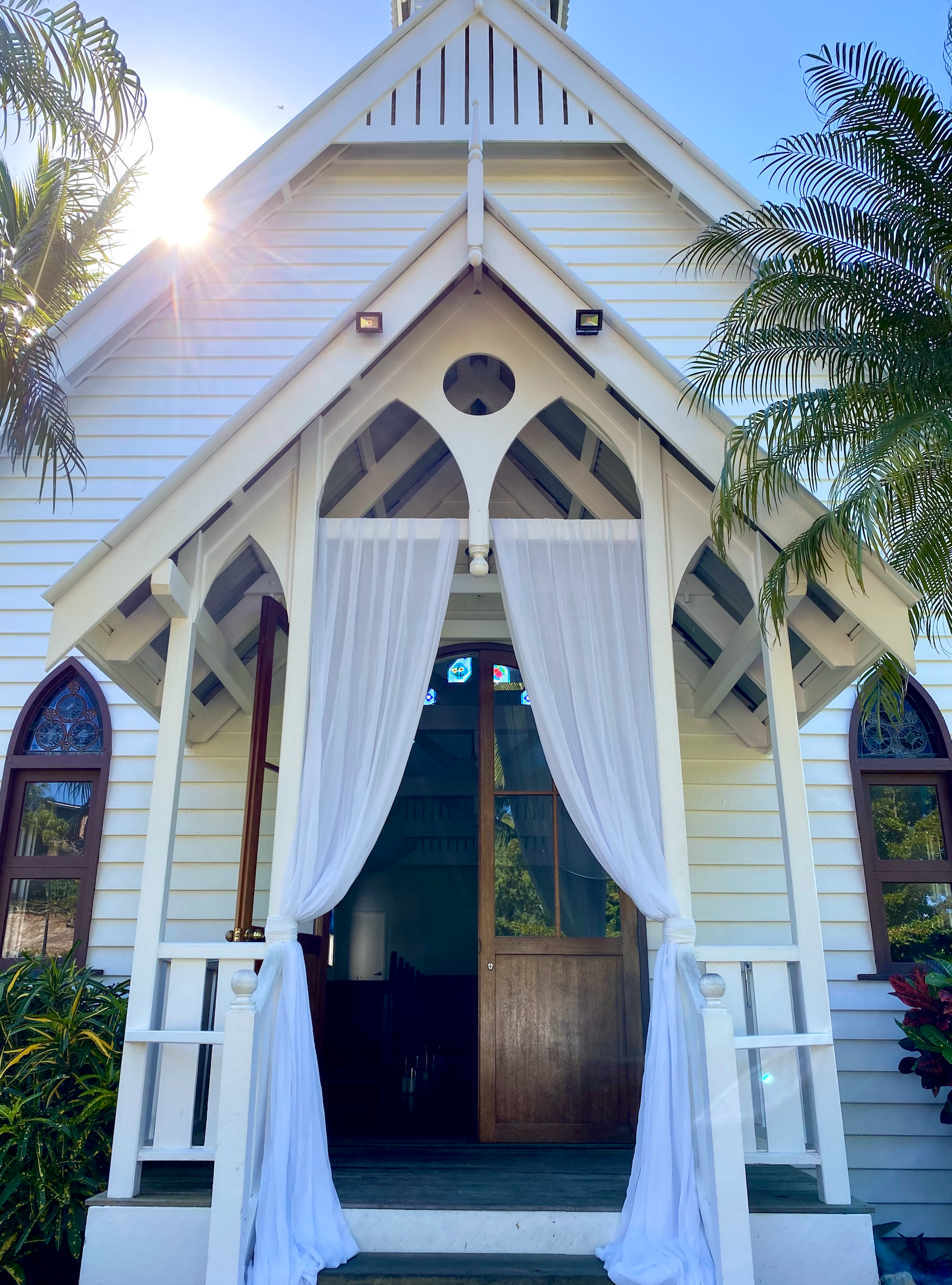 Chapel Entrance Chiffon