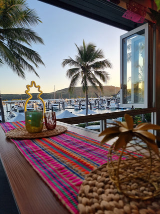 Mexican Spot/Stripe Table Runner