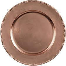Rose Gold Charger Plate