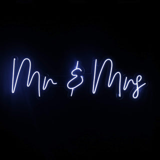 Neon 'Mr & Mrs'