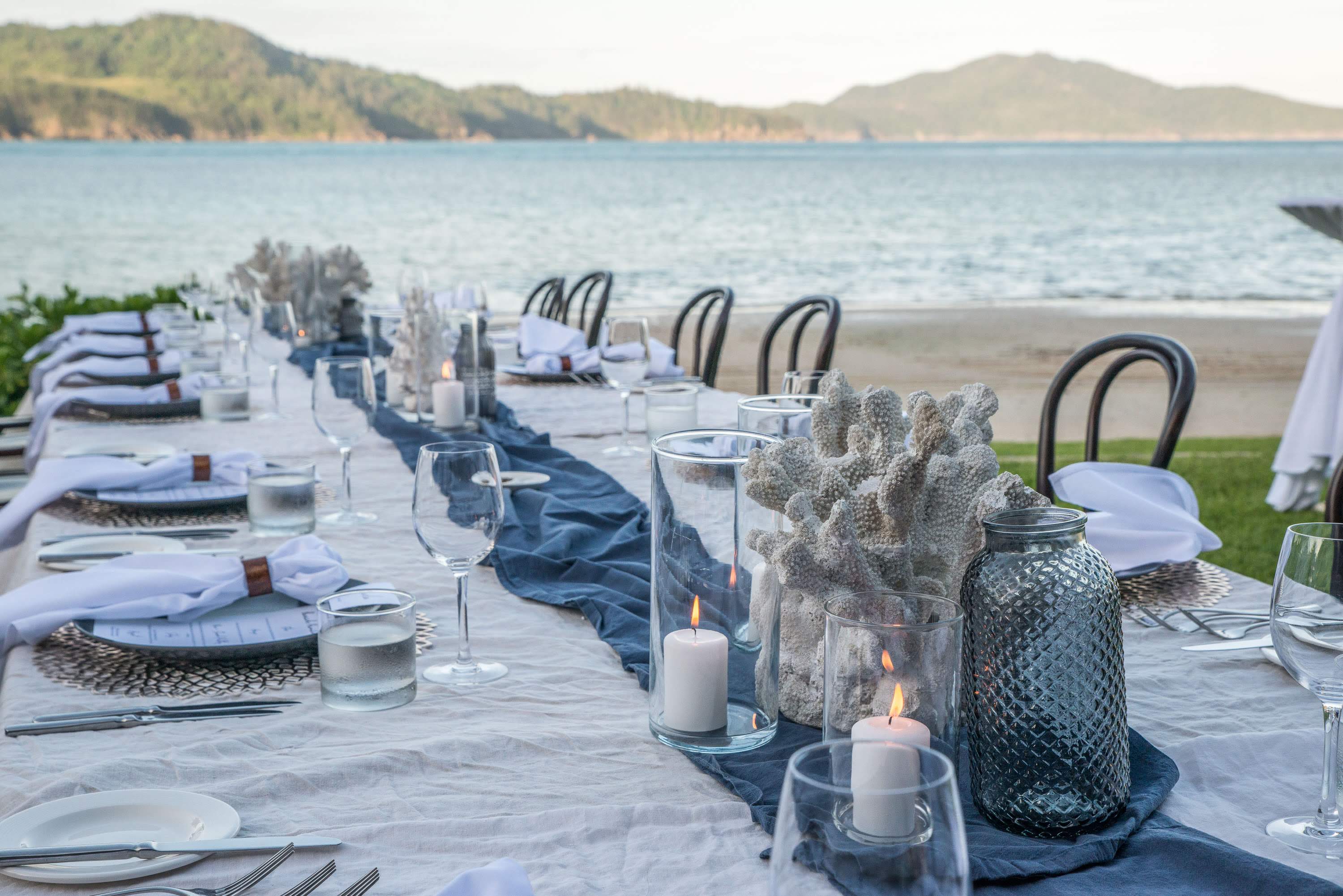 Hampton Blue Table Runner